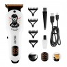 BMAX WHITE CORDLESS DESIGN CLIPPER BARBER BECKER