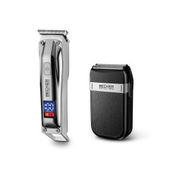 SHAVES LAB CORDLESS CLIPPER AND RAZOR KIT WITH TRAVEL CASE BY BECKER