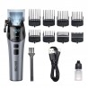 PRO METAL HAIR CLIPPER WITH LED LIGHTING X STRIM GREY BECKER